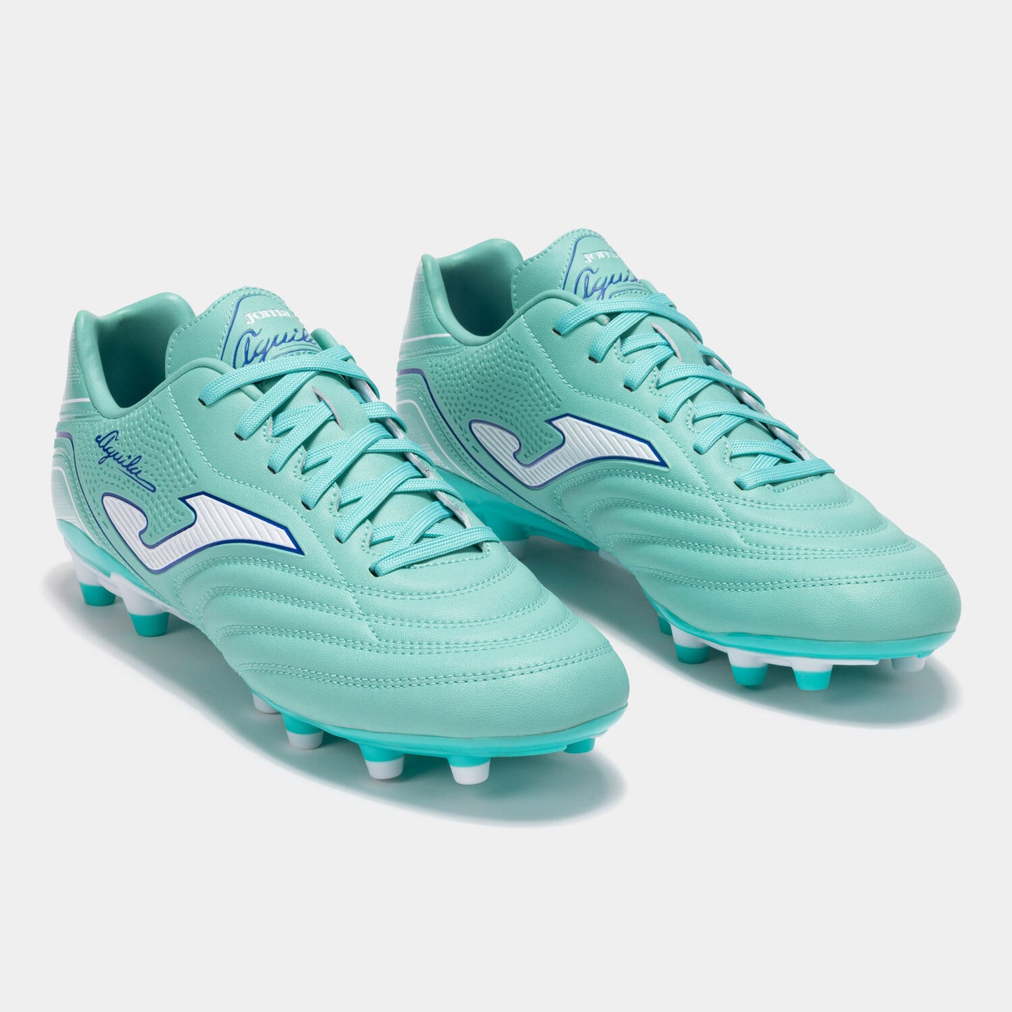 BOTA DE FÚTBOL AGUILA 2527 TURQUESA TERRENO FIRME