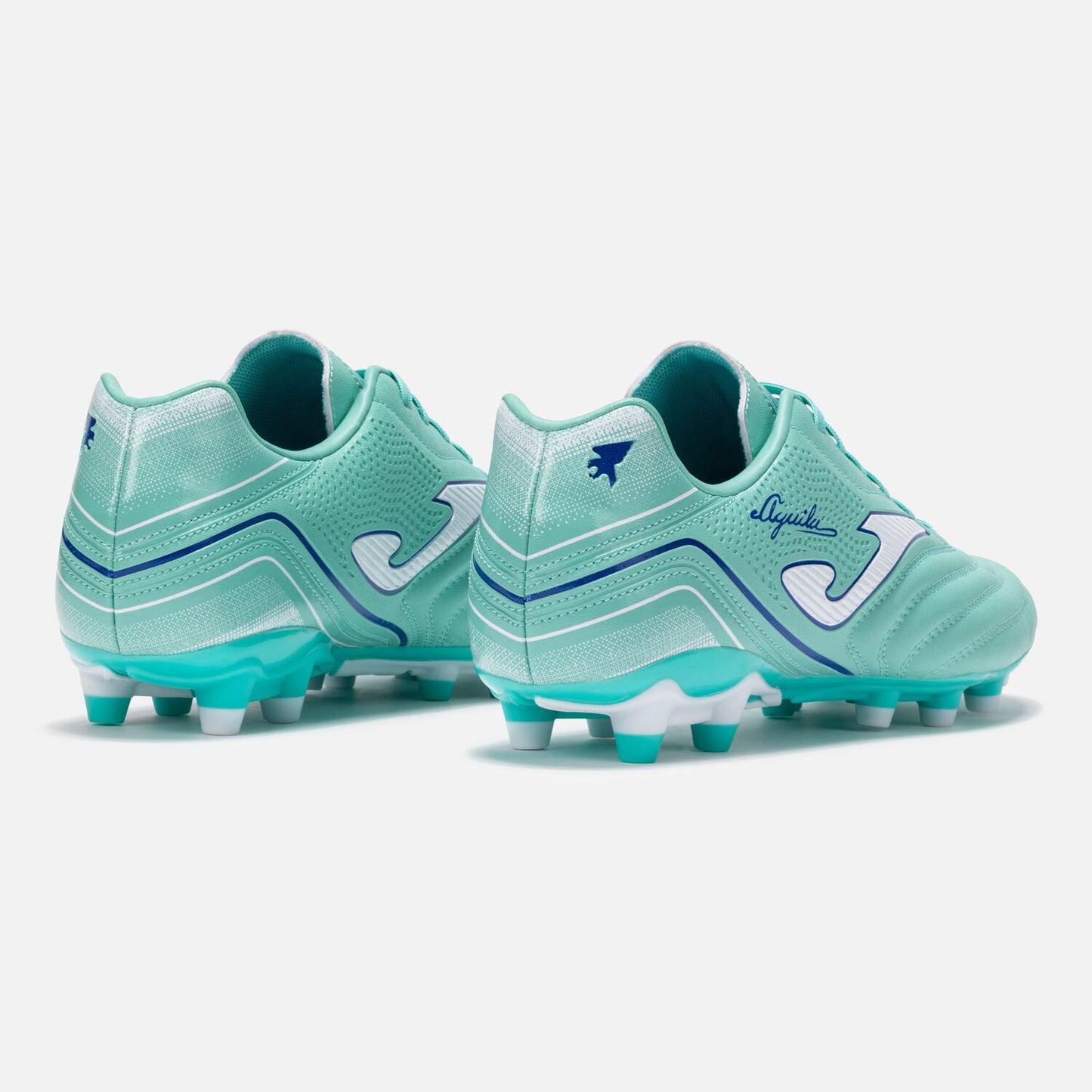 BOTA DE FÚTBOL AGUILA 2527 TURQUESA TERRENO FIRME